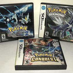 Nintendo DS & Video Game Lot - Pokemon