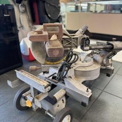 Chicago Electric Chopsaw Miter Saw On Stand