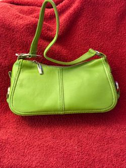 Lime green shoulder bag