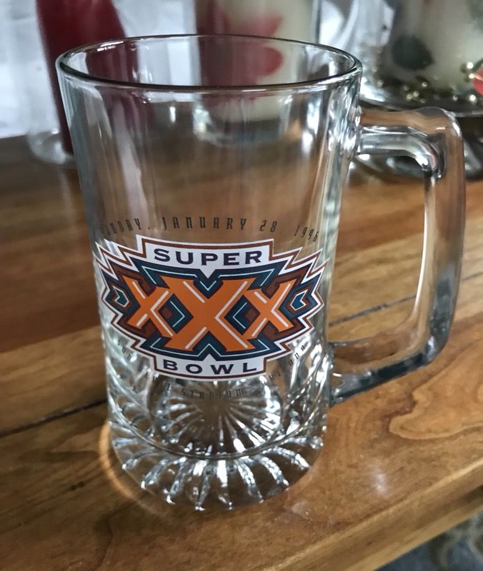 Super Bowl XXX beer mugs/Sun Devil Stadium