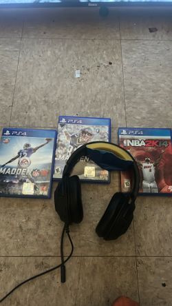 PS4 Games and Headset