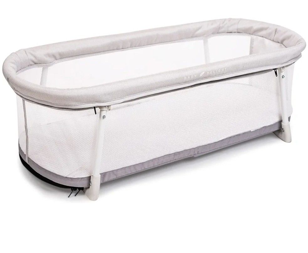 Snuggle Nest Bassinet, Portable Baby Bed, for Infants 0 – 5 Months, Driftwood Grey
