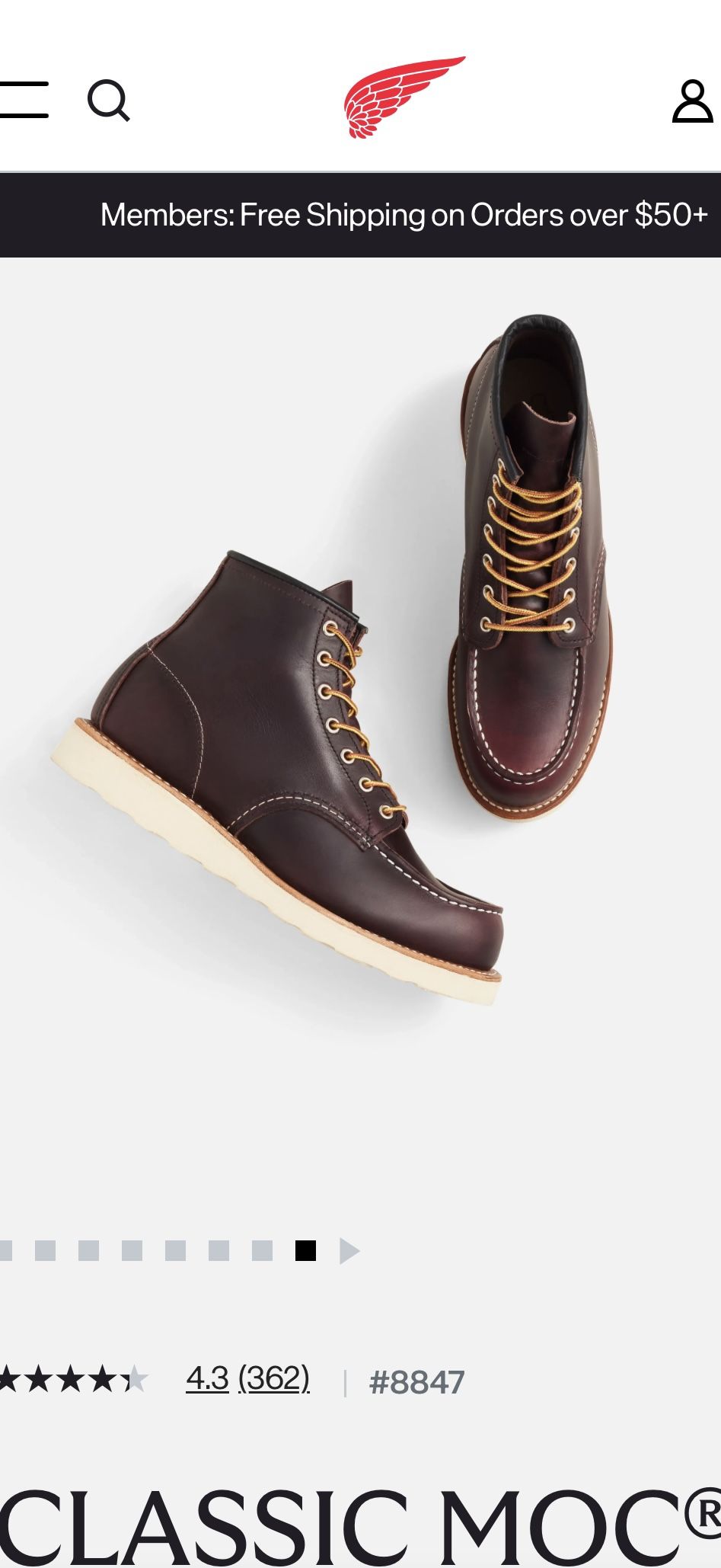 Red Wings Heritage Collection 11.5m