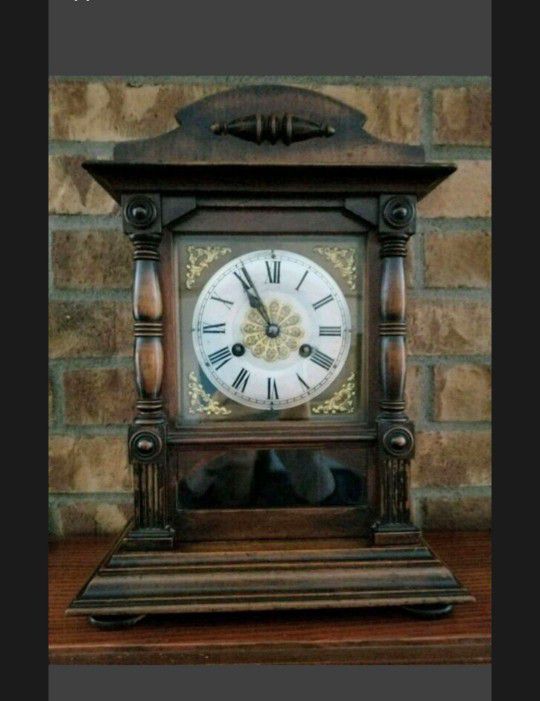 Antique Haas German Mantle Clock