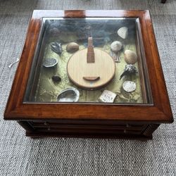 Wood Living Room Table Set