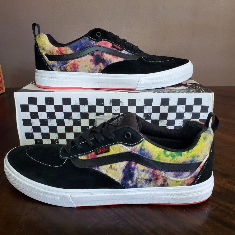 Vans Kyle Walker Tie Dye Terry Black Men Size 13 display picture 2