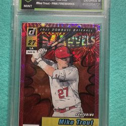 Mike Trout Marvels Pink Fireworks Degree 9