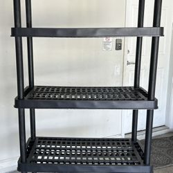 5-Tier Heavy Duty Plastic Storage Shelf Unit