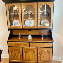 Vintage Hitchcock Stepback Hutch