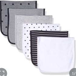 Unisex Burp Cloths (Pack Of 6)