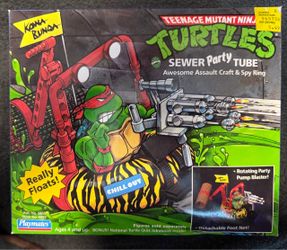 Vintage MIB Sealed TMNT Sewer Party Tube
