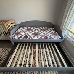 TWIN SIZE BED With Trundle