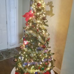 Christmas Tree With The Decorations
