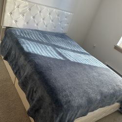 Bed Frame And Vanity  