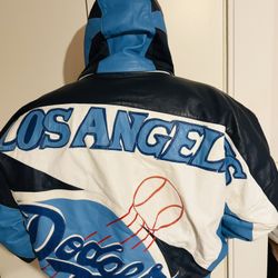 Vintage 1960’s Dodgers Pitcher Leather Bullpen Jacket