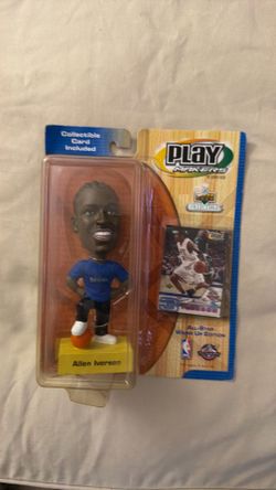 Vintage 2001 Upper Deck PlayMakers Allen Iverson Bobblehead - Sealed w/ Card