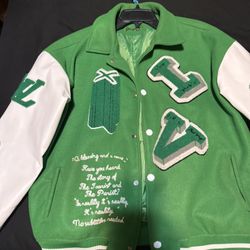 Louis V Wool Varsity Jacket