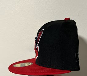 Chief Wahoo - Cleveland Indians 2Tone Black/Red Chief Wahoo