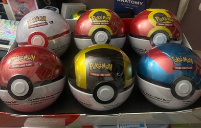 Pokemon poke ball tins