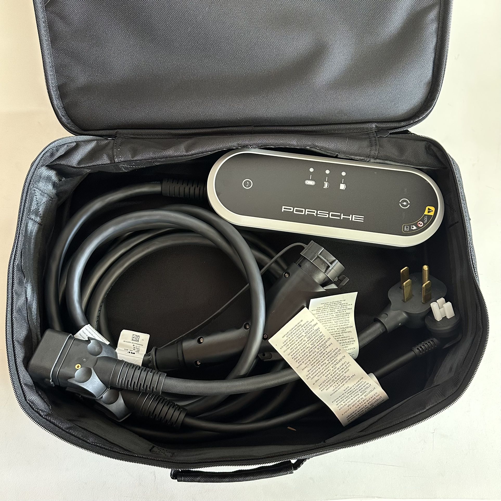 Porsche Universal EV Charger 9.6kW 40A Level 2 J1772 Plug — OEM Porsche Part