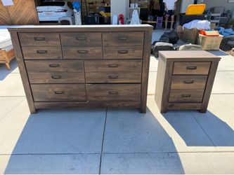 Dresser with nightstand