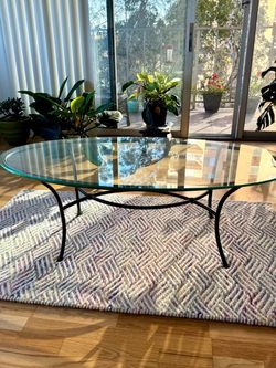 Beautiful wrought iron coffee table