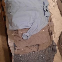 3 Long Sleeve Button Ups Large
