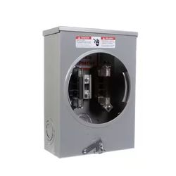 Siemens 135 Amp Ringless OH/UG Fed Meter Socket with 7/16 in. Barrel Lock Knockout