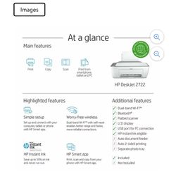 HP DeskJet 2700 series All-in-One Wireless Color Inkjet Printer