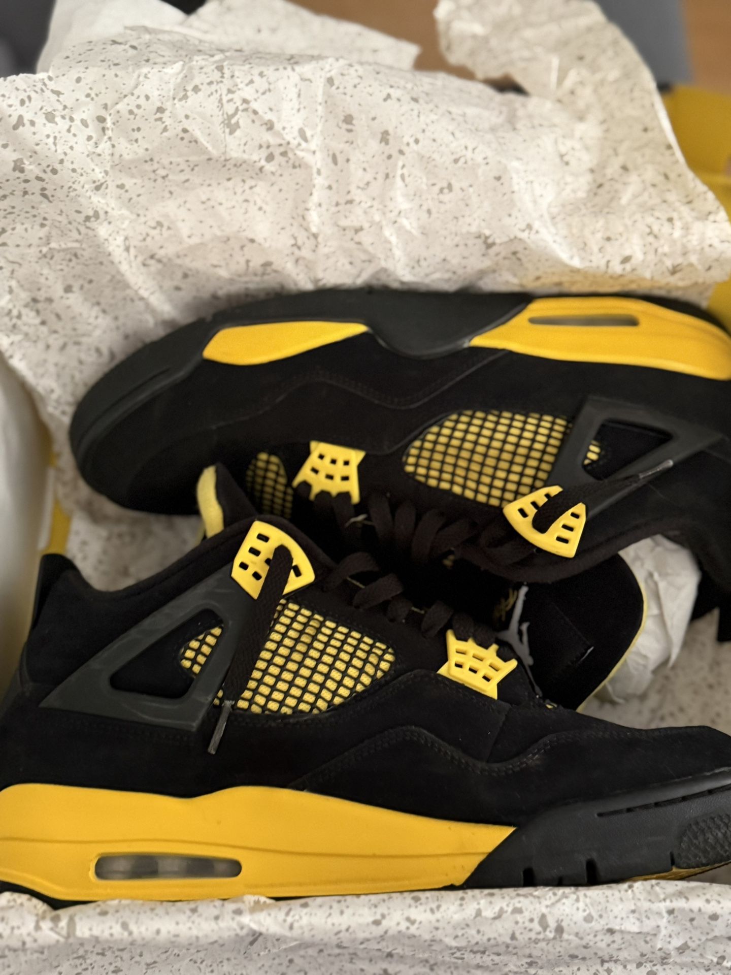 Yellow Thunder 4s Jordans