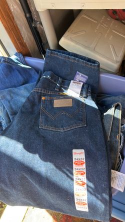 New size 34 32 men’s wrangler