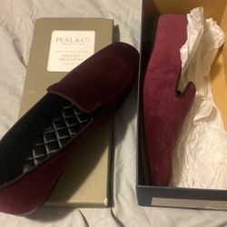 brooks brother burgdy dress up shoes 9.5