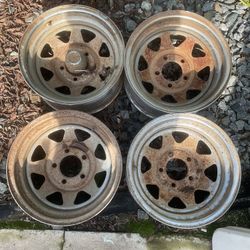 Chevy Impala rims came out of a 63 impala good to move cars around