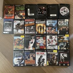 Ps2, Xbox, And Wii Game Lot