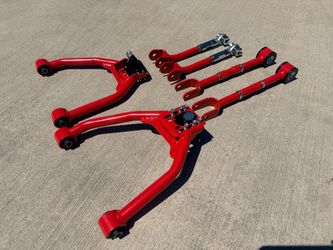 Adjustable Front + Rear Camber + Traction Arm Kit For 350Z G35