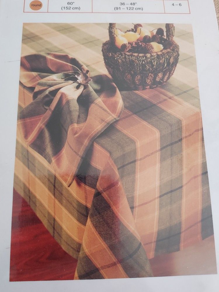 New 60x120 Tablecloth 