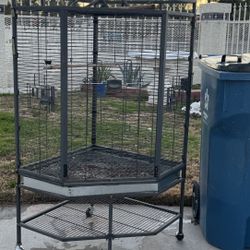 Corner Bird Cage. 