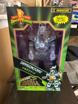 Super7 Mighty Morphin Power Rangers Super Cyborg Dragonzord (Clear Variant),