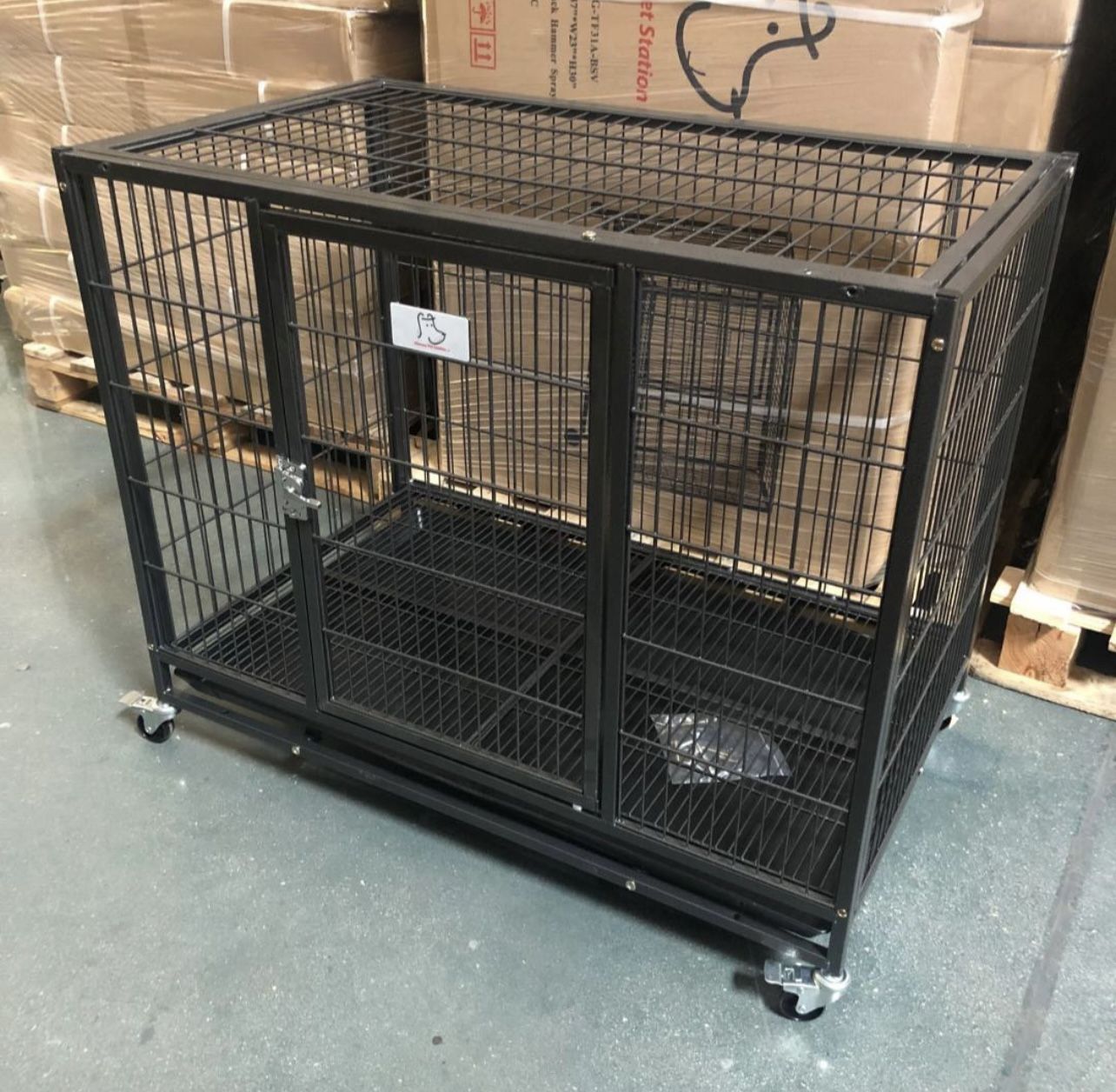 37” Heavy Duty 🐾 Dog Kennel Cage 🐕‍🦺🐾🐶🐕🔥⚡️💥⭐️