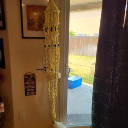 Large Macreme Plant Holder 