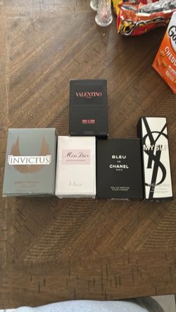 Men’s Designer Cologne Bundle – Bleu de Chanel, YSL MYSLF & Valentino🔥