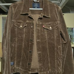 Women’s JDS Brown Cord Jean Jacket XL