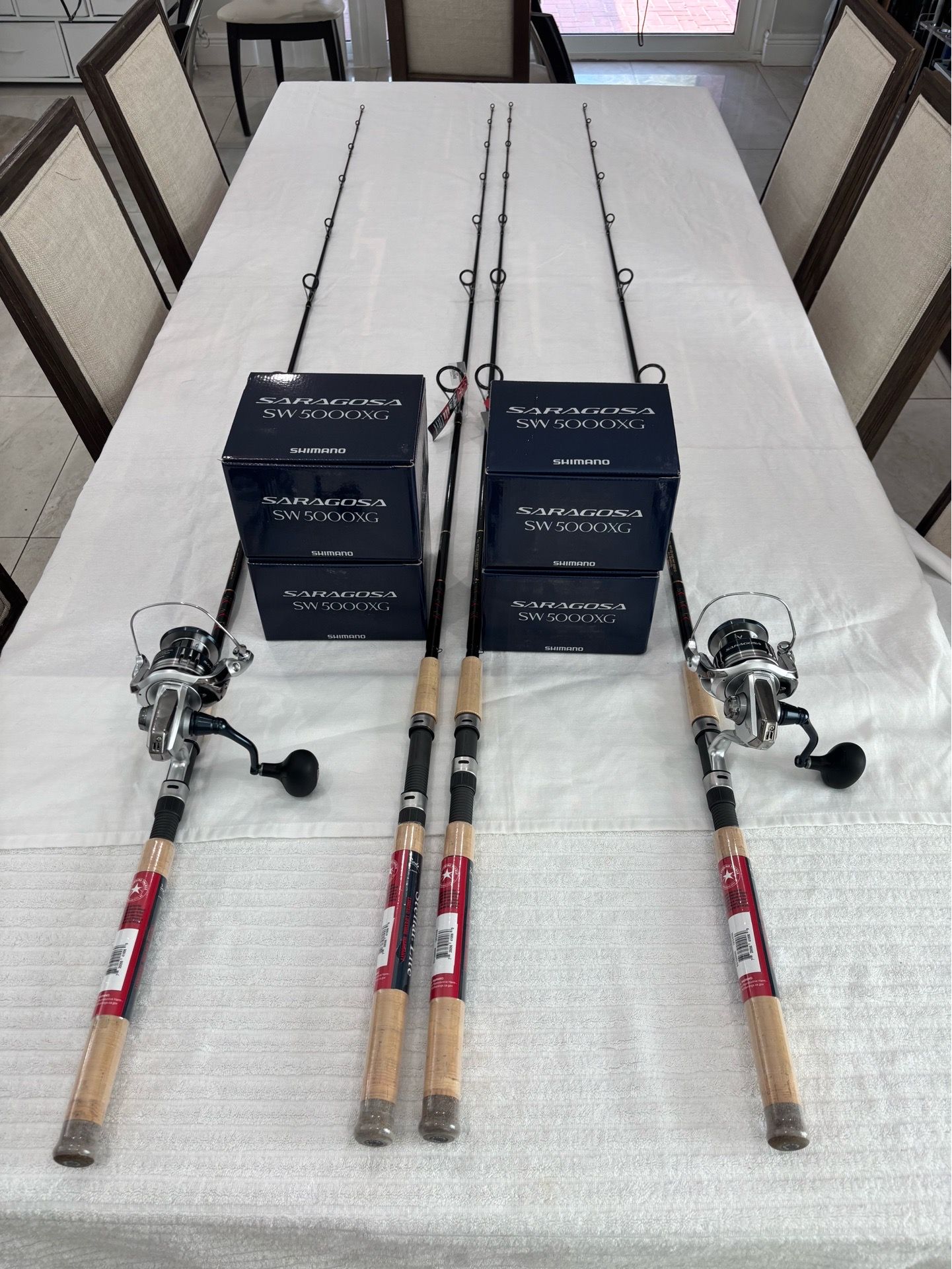 New Shimano Saragosa 5000XG on Star Stellar Lite 7’-FT 12-20lb