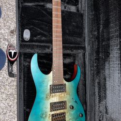 Ibanez RG Series RG421PB Electric Guitar Caribbean Shoreline Flat