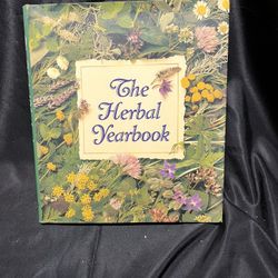 The Herbal Yearbook 1993 Hardcover Book by Gilliam Haslam Illustrated Vintage VG 