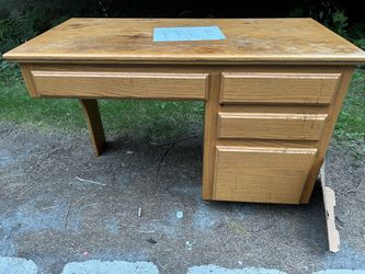 Wooden desk
