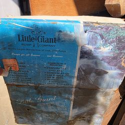 LITTLE GIANT Condensate Removal Pump: In-Pan, 1/2 gal Tank
