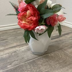 Flower Arrangement With Vase