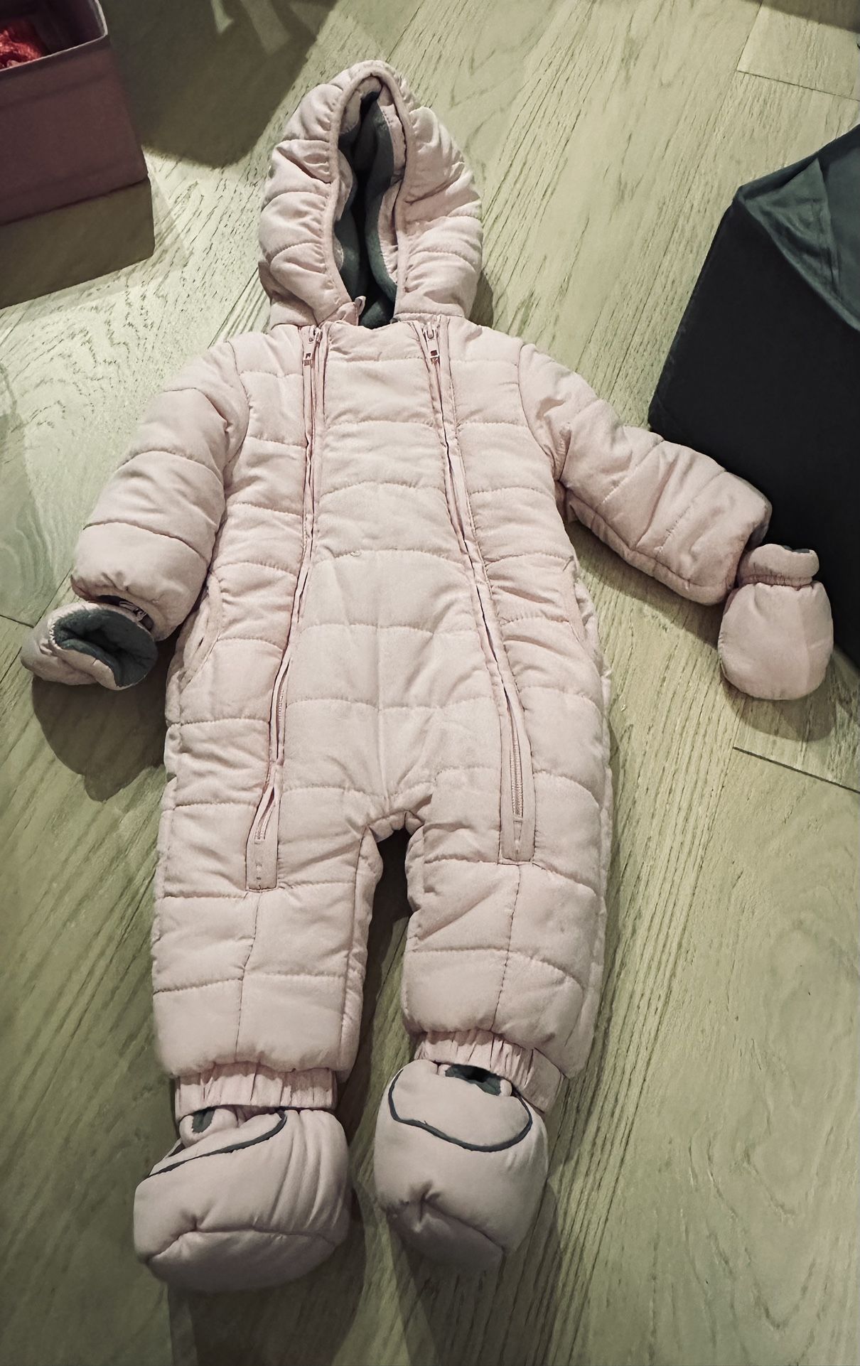 Winter Snowsuit Baby Girl 3-6m
