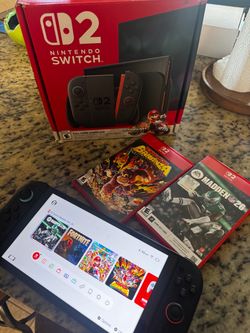 Switch 2 with two games